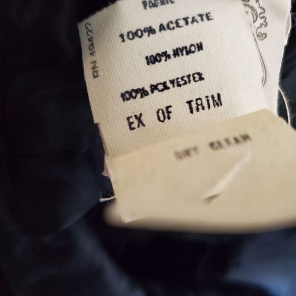 GUNNE SAX Women's Maxi Dress Black Size 9 Vintage Prom Gothic Whimsigoth Goth - Picture 8 of 8